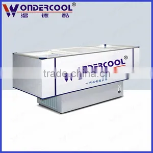 1.4m Small Size Commercial Supermarket Display Mini Ice Cream Freezer thumbnail-1