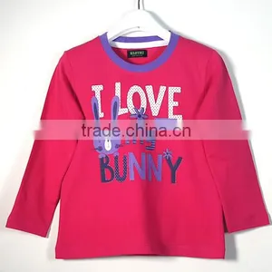 Kid Clothes Kid Wear, Girls Clothes, Cotton Printing Child t Shirts thumbnail-1