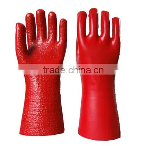 High Quality Heavy Duty Terry Toweling Liner Pvc Glove thumbnail-2