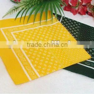 Fashion Ladies 100% Cotton Handkerchief and Bandana Scarf (FCH-S10007) thumbnail-1