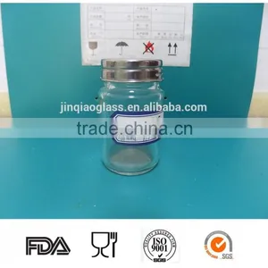70ml Round Glass Flavour Jar for Salt or Pepper thumbnail-1
