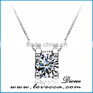 2016 Fashion Heart Shape Silver Pendants Lady Pendant 925 Silver Necklace thumbnail-6