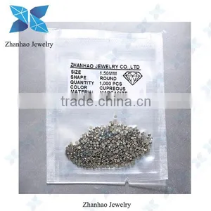 1.5mm Round Thailand Marcasite for Jewelry Setting thumbnail-1