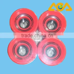 SHR80A Red Custom Printed Longboard Wheels thumbnail-1