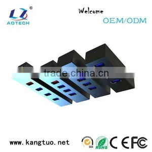 4 Port 3.0 Usb Hub With LED Power Indicator and Switch Individually From Shenzhen Aotech thumbnail-1