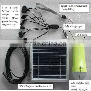 12V 5w Solar Panel Home Lighting System and Solar Lighting Kit With Led Light thumbnail-3