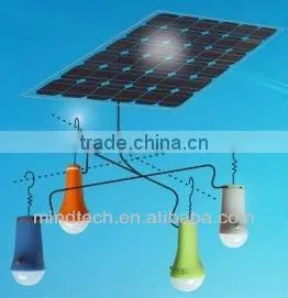 10w Portable Led Solar Light With USB Simple Solar Home Lighting System for Bulbs Solar Lighting Kit Charged by Sun as Torch thumbnail-1