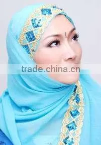 Spring Long Muslim Scarf Instant Hijab DIY Head Cover A1 thumbnail-4