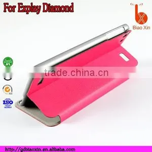 2014 New Design and Good Quality Colorful Leather Case for Explay Diamond , Express for Explay Diamond thumbnail-1