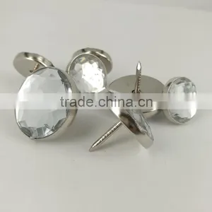 New Arrival Trendy Style Round Acrylic Rhinestone Buttons From China thumbnail-2