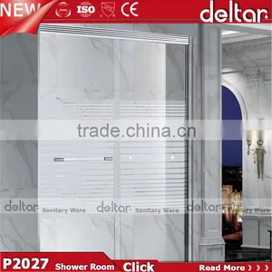 China Tempered Glass Cost per Square Foot Shower Room P2027 Shower Enclosure Cubicle Shower Cabin thumbnail-1