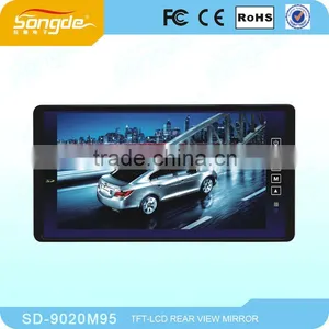 7'' 9'' Day Night Rear View Mirror Parking Sensor With USB thumbnail-2