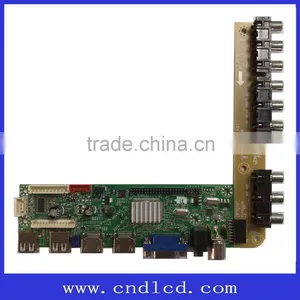 LCD LED TV Board With 2 HDMI +2 USB + VGA + 2 AV +TV +1 YPBPR, LVDS thumbnail-3