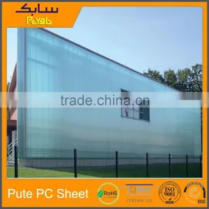 Polycarbonate Construction Material Sun Shield Plastic Green Sun Visor thumbnail-1