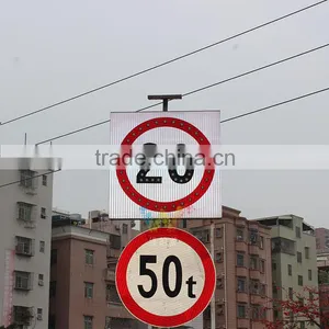 Hot Selling Solar Powered Traffic Sign International Limit Speed Sign Road Sign Boards thumbnail-4