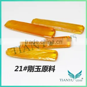 Factory Prices 21# Yellow Synthetic Corundum Rough Stone Wholesaler thumbnail-3