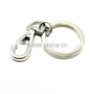 Popular Custom Metal Key Chain And Ring With Loop thumbnail-3