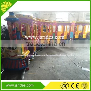 Playground Amusement Equipment Track Kids Train Rides Electric Train Train for Sale Theme Park Train Rides thumbnail-2