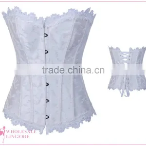 White Corset Tops to Wear Out Cheap Corset for Sale thumbnail-1