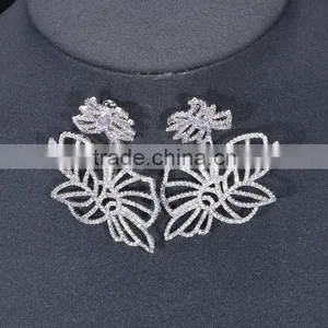 White Stone Stud Earrings Earring Stud thumbnail-2