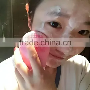 2016 New Product High Quality Facial Brush Electrical Facial Massage Beauty Device Girl Face Brush thumbnail-3