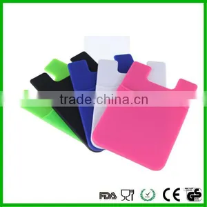 Custom Made Wholesale Cellphone Sticker Silicone Phone Wallet Pocket thumbnail-2