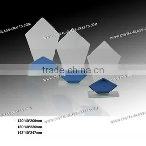 High Quality Optic Glass Trophy Awards For Desktop Centerpieces 2015 New Arrival Glass Awards Trophy thumbnail-1