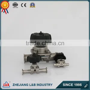 Sanitary Stainless Steel Import Clamped Diaphragm Valve thumbnail-6