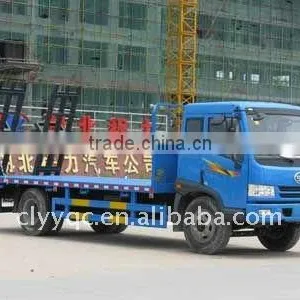 FAW Low Flatbed Truck thumbnail-1