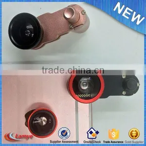 Gadgets 2016 Newest Wide Angle Lens Cell Phone Camera Lens 0.67x Wide Angle Lens Universal 3 in 1 Clip Lens thumbnail-3