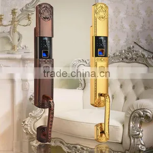 Cat's Eye Hook Function Colorful Elegant Top Quality Villa Classic Smart Door Lock thumbnail-1