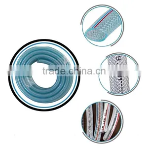 High Pressure and Clear Fibre Reinforced Pvc Braided Hose From China thumbnail-6