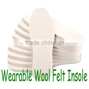 Durable Moisture Proof Pure Natural Wool Insole thumbnail-1