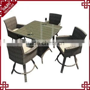 Wholesale 4 Seats All Weather Wicker Used Home Bar Furniture thumbnail-1