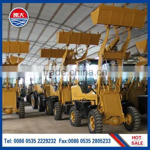 1.5T Mini Front Wheel Loader For Sale ZL-15 thumbnail-1