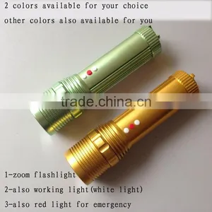 High Quality Multi-function Zoom Led Working Light Rechargeable Flashlight Camping Lantern thumbnail-1