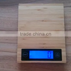 Bamboo Platform Kitchen Use Food Weighing Scale thumbnail-1