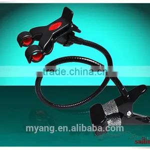 Wholesale 360 Degree Retractable Metal Long Neck ,Hand Free Lazy Bed Holder for Ipad,Tablet Holder Phone Clip for Table thumbnail-2