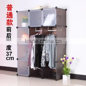Solid Color Plastic Wardrobe and Baby Wardrobe Storage thumbnail-1
