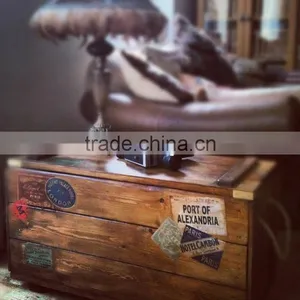 Retro Steamer Travel Storage Trunk thumbnail-4