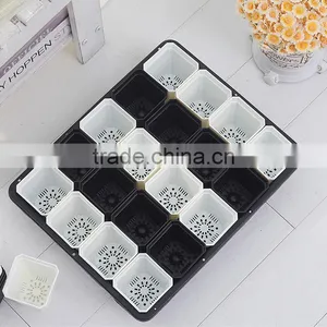 Plastic 20 Divided Plant Flower Pots Tray thumbnail-1