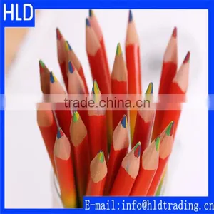 Factory Supplier 7 Inch 4 Color in 1 Lead Rainbow Pencils thumbnail-1