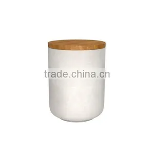 Marble Cement Ceramic Containers for Bath Salts Candle Jar Wholesaler thumbnail-1