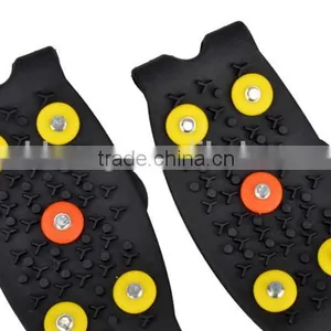 Hot-selling Mountaineering Walking Non-slip Silicone Crampons 5 Teeth Crampons for Snow and Ice thumbnail-3