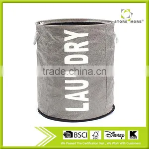 Large-capacity Modern Cotton Rope Waterproof Portable Clothes Cool Laundry Basket thumbnail-1