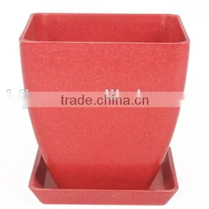 Professional Low Price Endurable Bamboo Fiber Flower Pot thumbnail-2