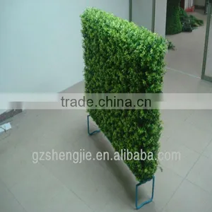 LXY081316 Garden Decor Outdoor Artificial Grass Fence Plastic Artificial Boxwood Hedge thumbnail-1