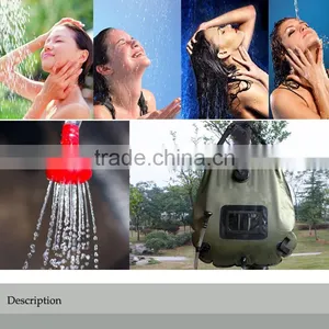 Outdoor Olive Foldable Camping Shower C1021-12 thumbnail-1