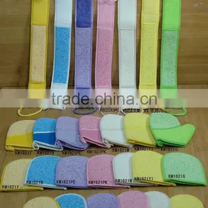 Body Sponge Loofah Loofa Back Strap Bath Shower Body Brush Scrubber thumbnail-3