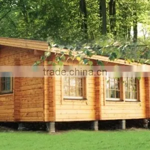 House Hotel Shop Office Use and Glulam Beam Material Wooden House thumbnail-3